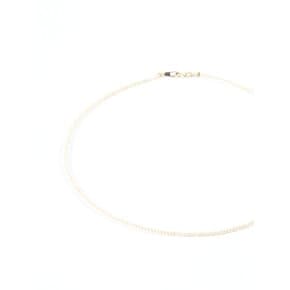 14k gold pearl choker nacklace DIN-00501