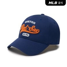 [코리아공식][노정의 착용] 레터링 언스트럭쳐 볼캡 BOS (Navy)