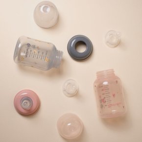 컬러세트 PP슬림 140ml 2개 아이쏙3개  병원용젖병 / 조리원젖병 / 노꼭지 / 슬림형젖병 / 배앓이예방젖병