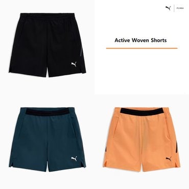 푸마 액티브 우븐 쇼츠 남여공용 940644 - 01 02 03 Active Woven Shorts