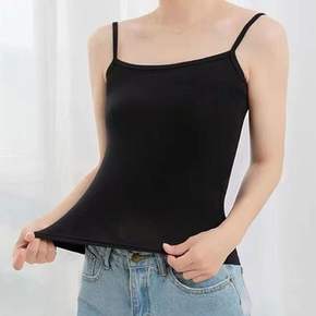 여성 부드러운 끈나시 이너 1P 베이직 민소매 티셔츠