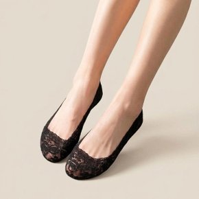 여성용 미끄럼 방지 통기성 실리콘 레이스 덧신