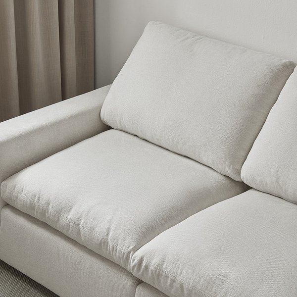 [12/11~21, 연말세일]  캄포미니 4인소파 오픈코너형_아이보리