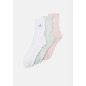 4752251 Adidas UNI 3 PACK - Sports socks white/sandy pink/linen green 88092796