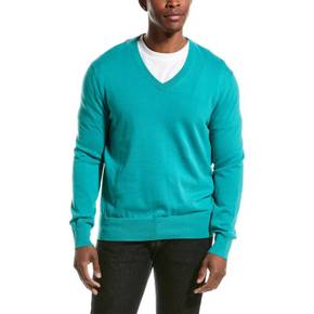 4866192 Brooks Brothers Jersey V-Neck Sweater