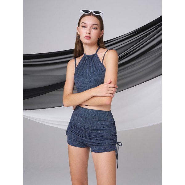 스커트 쇼츠_데님