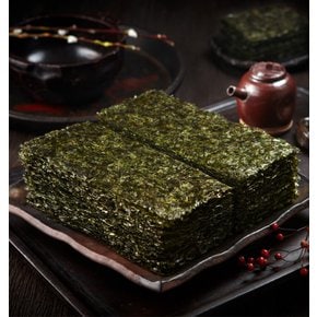 무조미 100 신안산 두번 구운 곱창 생돌김 반절 4매 5g, 16봉 (64매)