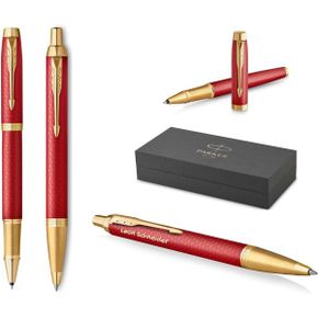 독일 파카 볼펜 PARKER IM Premium Rollerball Pen and Ballpoint with Engraving Gift Box Pers