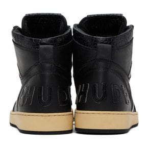 루드 블랙 리세스 하이탑 스니커즈 RHPF23FO02489793 BLACK/CROC