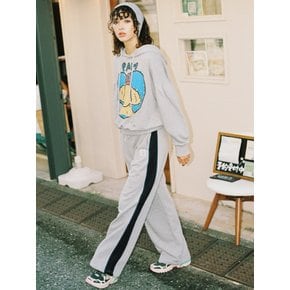 BONNIE SIDE COSTRAST SWEATPANTS_GREY