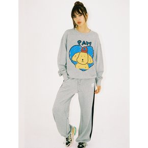 BONNIE SIDE COSTRAST SWEATPANTS_GREY