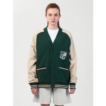 골스튜디오 [코엑스몰] 자켓 FC VARSITY CARDIGAN-GREEN