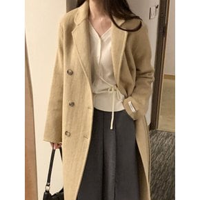 (울100%)더블 핸드메이드 코트_YMSH25FW204