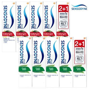 땡큐온 센소다인 치약 100g x5개 오리지날 후레쉬 시린이충치_P358474285
