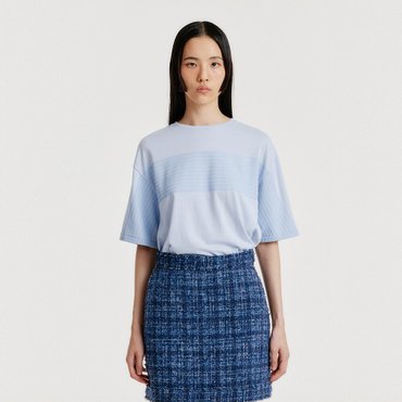 EENK YICKY EENK Logo Graphic T-shirt - Sky Blue