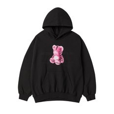 HOSHI X ADLV TIGER FIGURE HOODIE 호시X아크메드라비 타이거피규어 후드 블랙