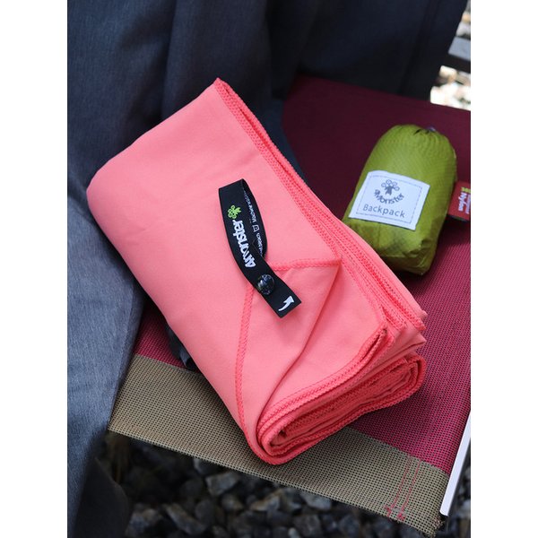 마이크로화이바 타월 차박 등산 캠핑타올 극세사 원단 인디언코랄