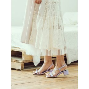 light purple sentier ribbon sandles