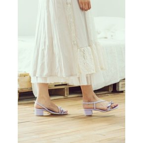 light purple sentier ribbon sandles