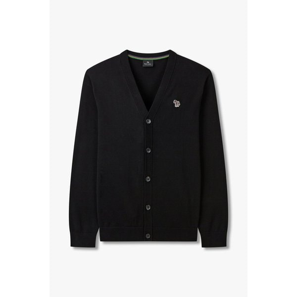 [PS PAUL SMITH] 로고 패치 브이넥 니트 가디건 5735128010000