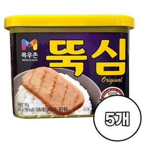 뚝심  300gx5개 무료배송 /실온 통조림햄 국산돼지고기