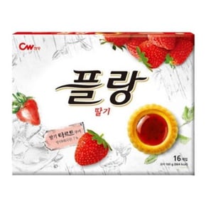 청우 플랑 딸기 타르트쿠키 160g