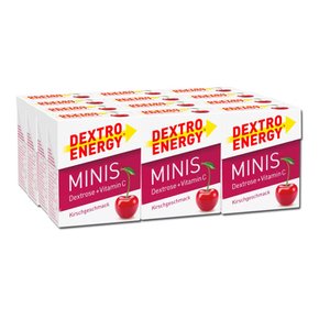 [해외직배송] 덱스트로 에너지 미니 포도당 캔디 체리 50g x 12팩