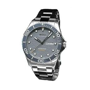 독일 미도 남성 메탈 시계 Mido Automatic Mens Diving 워치 Ocean Star 200C Grey M042.430.11.