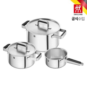 헹켈 [즈윌링] 퓨어 쿡웨어 3P 스틸 (HK1028804)
