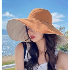 [홍은]와이드썬캡 양면모자 챙넓은모자