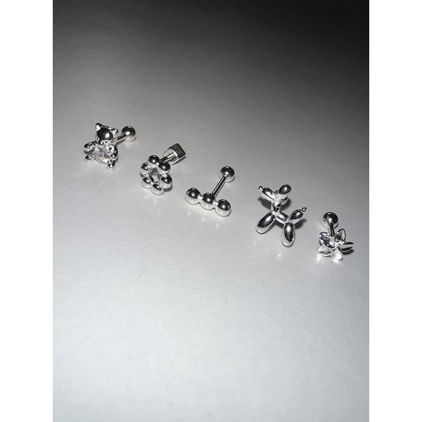 [925silver] Daily piercing (5type)