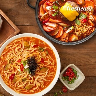 프레시지 장칼국수 2인분 + 자이언트 부대찌개 2인분 (냉장)