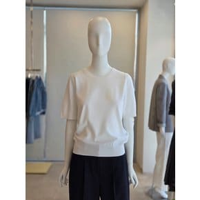 [여주점] [더 아이잗] 여성 하프 슬리브 브이넥 풀오버 니트(IS3M1PO841)