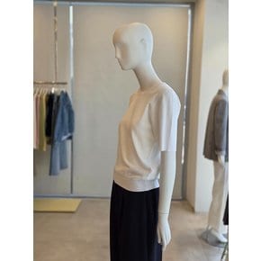 [여주점] [더 아이잗] 여성 하프 슬리브 브이넥 풀오버 니트(IS3M1PO841)