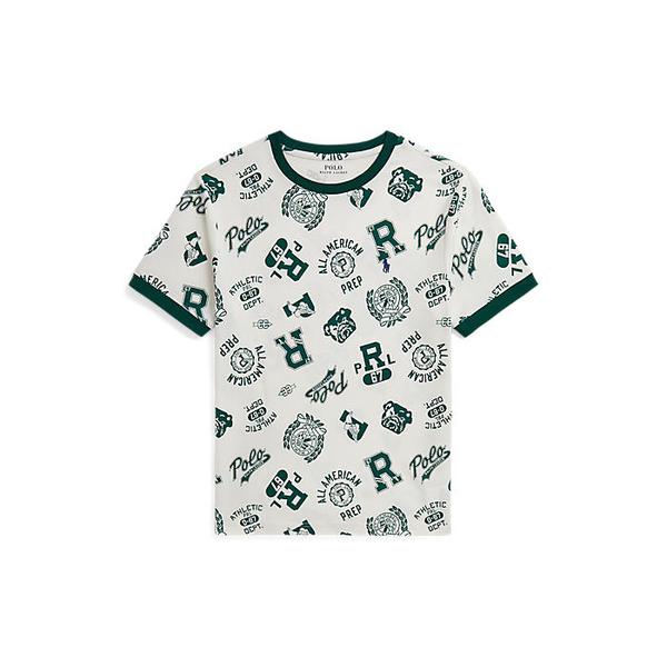폴로 키즈 남아 8-18세 코튼 저지 그래픽 티(CWPOTSHY8021167999)