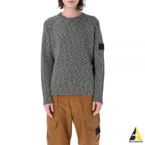 스톤아일랜드 5121R Shadow Project Patterened Slub Dry Yarn Mock Neck Knit (78