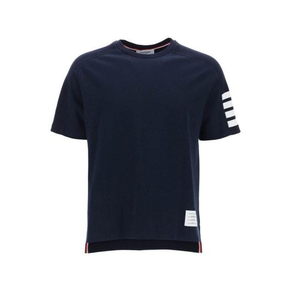 26SS 톰브라운 코튼 4바 숏 슬리브 티 MJS246A07323415 DOM