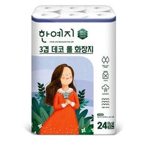 한예지 데코 화장지 3겹 22m 24롤 1팩[33239149]