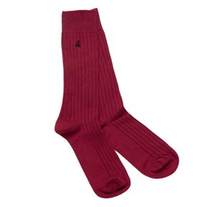 [Swole Panda] Deep Burgundy Socks _SP087