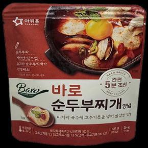 바로 순두부찌개 소스 120g (3~4인분)
