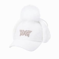 골프모자 KQF PIWPW8505-01 WOMEN FOX FUR BASIC CAP