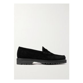 Weejuns 90 Larson Suede Penny Loafers 블랙