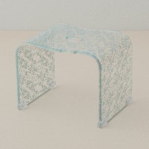 센코 클리어 로즈 N 욕실 의자 높이 약 25cm 라이트 블루 42920 약W33xD24x