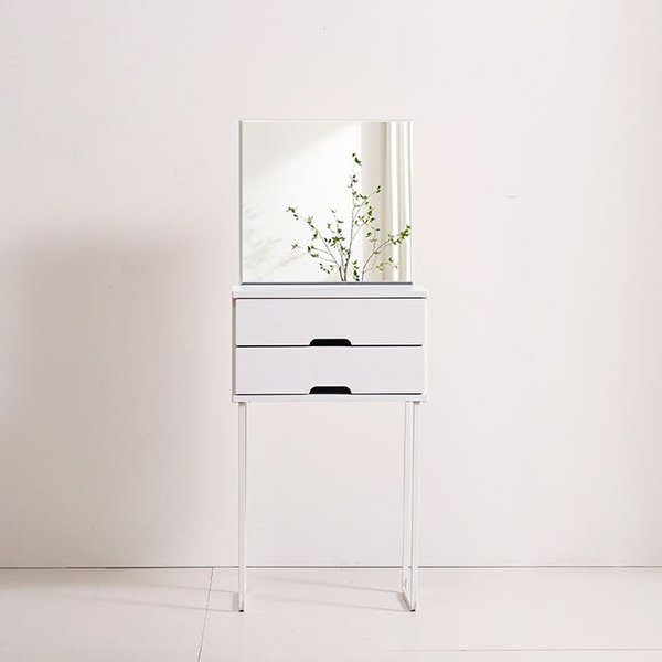 스탠드형 화장대 서랍장 거울포함 50cm P0000OKP (착불)