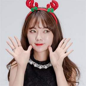 크리스마스 머리띠 크리스마스 헤어밴드 루돌프 코스튬 성탄절