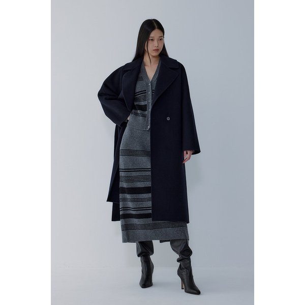 스트라이프 니트 스커트 7115450909173