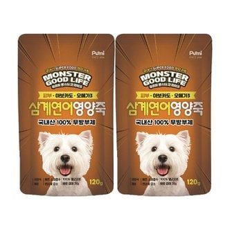  몬스터 삼계영양죽 120g x 2개세트