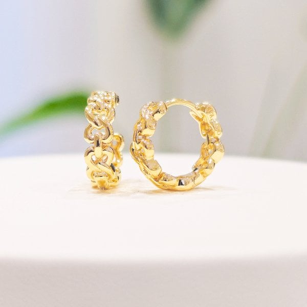 [부산점] 러브탱글 옐로우골드 귀걸이 282200017