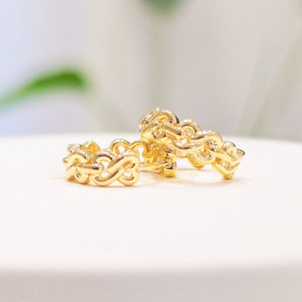 [부산점] 러브탱글 옐로우골드 귀걸이 282200017