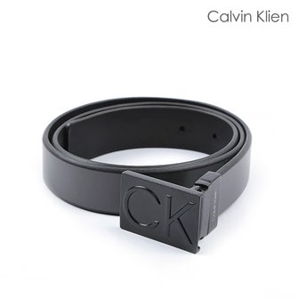 Calvin Klein ACC 캘빈클라인 로고 남성 양면벨트 블랙 그레이 11CK020027